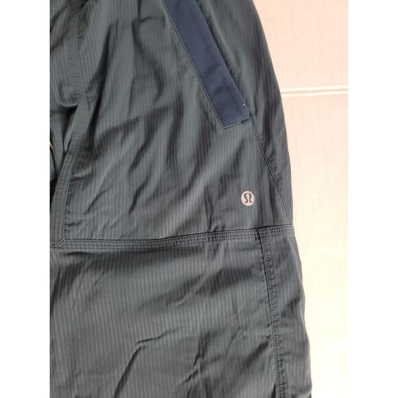 Lululemon Dance Studio Pant Womens Sz 2 High Rise Lined Blue Green - Picture 5 of 8